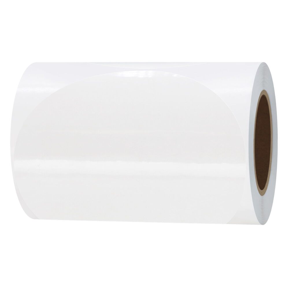 1015 Clear Seal Sticker Labels 4 inch Round Circle Wafer Stickers/Labels